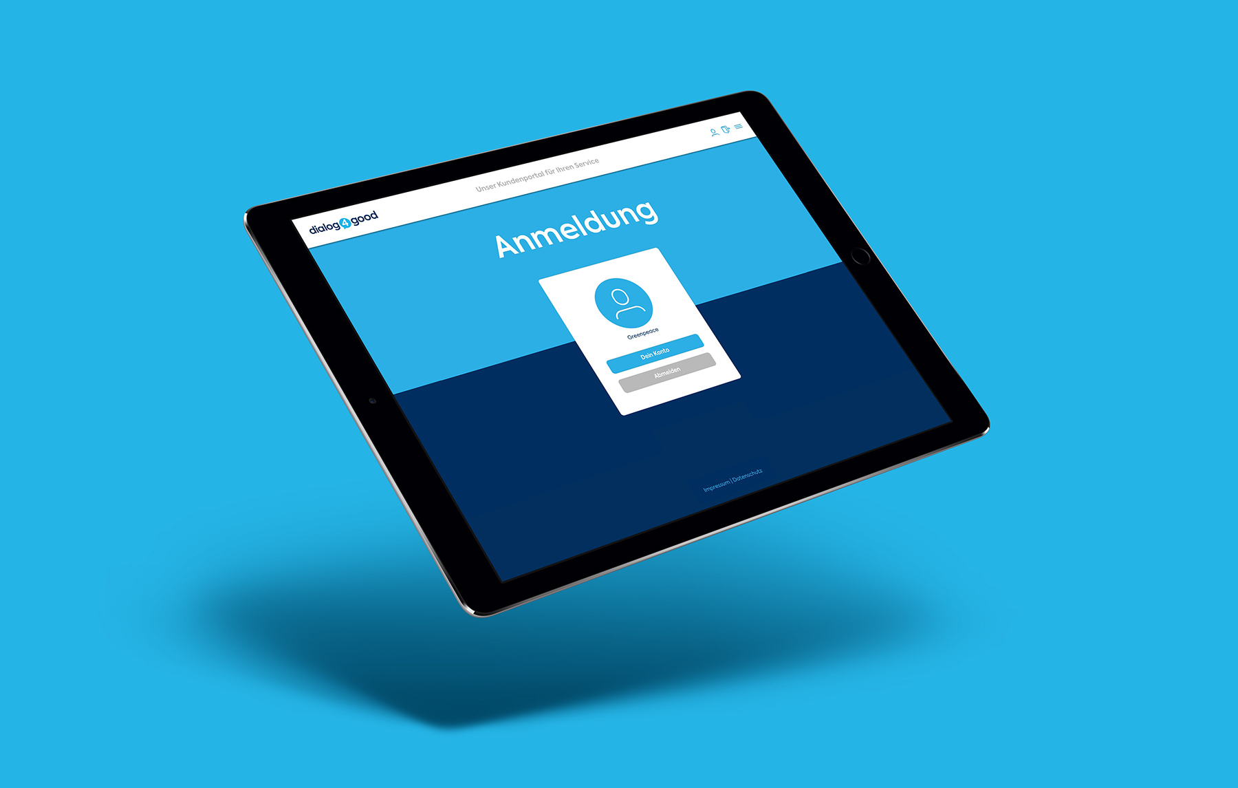 UX/UI-Design Website Kundenportal Agentur Münster UX/UI-Design Website Kundenportal Agentur Münster